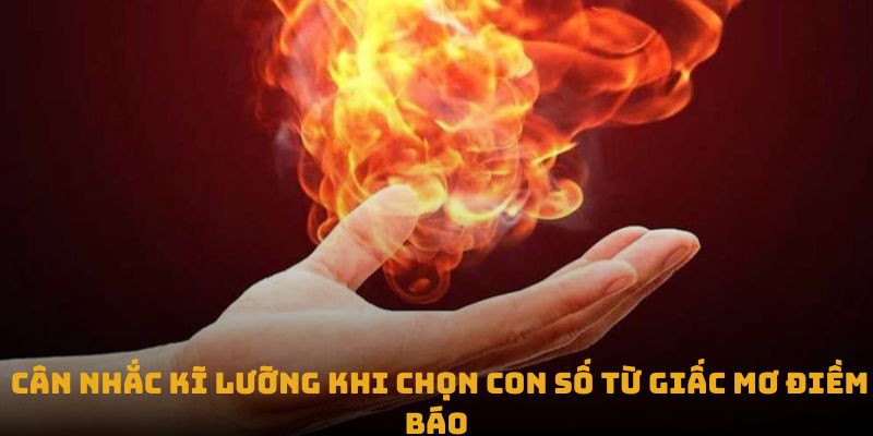 Cân nhắc kĩ lưỡng khi chọn con số từ giấc mơ điềm báo